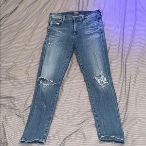 Citizens of Humanity Rocket Crop Highrise Skinny